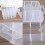 Detachable 3-Layer PP Plastic Craft Box Organizer with Handle Clear Design 4