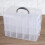 Detachable 3-Layer PP Plastic Craft Box Organizer with Handle Clear Design 14