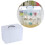 Detachable 3-Layer PP Plastic Craft Box Organizer with Handle Clear Design 3
