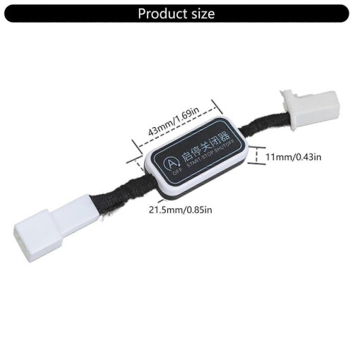 (2019 to 2024) Automatic Start Stop Deactivation Module Fuel Saving Canceller Control Sensor Plugs for Car Fuel Efficiency Enhancement 2
