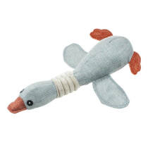 Squeaky Dog Toy for Large Dog Durable Stuffed Dog Toy Plush Dog Toy for Aggressive Chewers Teething Toy Plush Chew Toy  beige