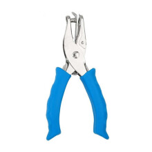 (Blue) 6mm Single Hole Punch Metal Punching Pliers Round Hole Punch Pliers Office School Supplies for Card Scrapbooking  rose Red