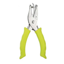 (Green) 6mm Single Hole Punch Metal Punching Pliers Round Hole Punch Pliers Office School Supplies for Card Scrapbooking  rose Red