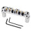 (Silver) Electric Guitar Bridge Replacement Metal 6 String Guitar Bridge Professional Roller Saddles Bridge Tailpiece Enduring  Silver 1