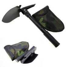 Outdoor Camping Shovel Folding Multitool With Pickaxe And Hoe Portable Digging Tool For Car Emergency Backpacking Hiking