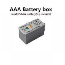 (AAA-Battery-box) Servo train model sets building blocks compatible all brands
