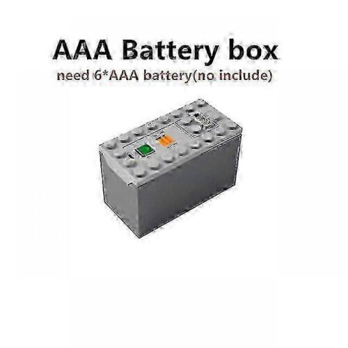 (AAA-Battery-box) Servo train model sets building blocks compatible all brands