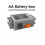 (AA-Battery-box) Servo train model sets building blocks compatible all brands 1
