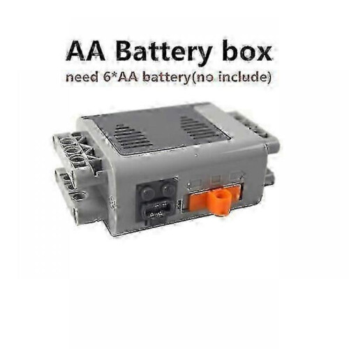 (AA-Battery-box) Servo train model sets building blocks compatible all brands