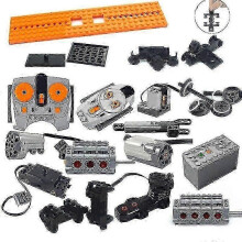 (M-motor) Servo train model sets building blocks compatible all brands