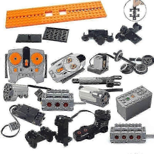 (M-motor) Servo train model sets building blocks compatible all brands