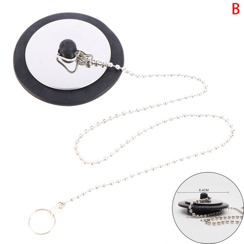 Choke Badafvoerplug met ketting Badafvoerplug, D