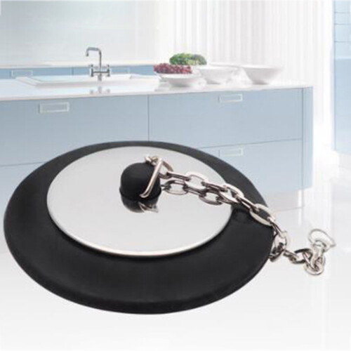 Choke Badafvoerplug met ketting Badafvoerplug, D 2