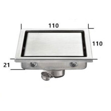 Afvoeren 15*15 304 RVS vloerafvoer,7