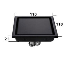 Afvoeren 15*15 304 RVS vloerafvoer,6