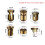Messing vloerafvoer kern deodorant klep zeef plug Sifon, e 2