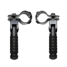 CNC Aluminum Motorcycle Pedals Universal Folded Footpegs For Mopeds Scooters Karts Type C 1 Pair