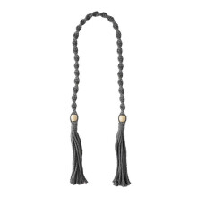 (grey) Curtain Holdback Stylish Window Accessories Natural Cotton Rope Curtain Tieback for Room Enhances Home Decor Holdbacks  Yellow