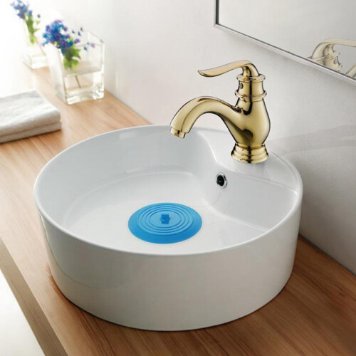 Afvoerplug siliconen badafvoerplug, blauw - L 2