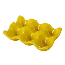 Egg Holder Tray With Polished Finish For Kitchen And Fridge, Decorative Egg Storage Dispenser, Countertop Display