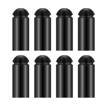 (Black) 8Pcs Dart Flight Wing Savers Protectors Aluminum Alloys Dart Wing Corrector Fixed 90 Degrees Professional Dart Accessory  silver