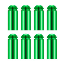 (Green) 8Pcs Dart Flight Wing Savers Protectors Aluminum Alloys Dart Wing Corrector Fixed 90 Degrees Professional Dart Accessory  silver