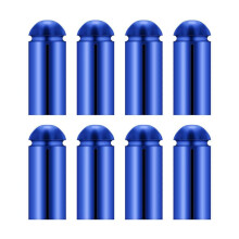 (Blue) 8Pcs Dart Flight Wing Savers Protectors Aluminum Alloys Dart Wing Corrector Fixed 90 Degrees Professional Dart Accessory  silver