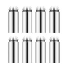 (silver) 8Pcs Dart Flight Wing Savers Protectors Aluminum Alloys Dart Wing Corrector Fixed 90 Degrees Professional Dart Accessory  silver