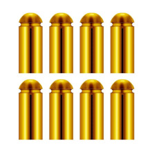 (gold) 8Pcs Dart Flight Wing Savers Protectors Aluminum Alloys Dart Wing Corrector Fixed 90 Degrees Professional Dart Accessory  silver