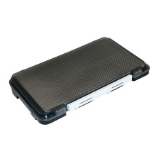 Fishing Tackle Box Portable Fly Lures Organizer Jig Head Hook Storage Sponge Pad Case