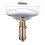 Badstop van messing, badafvoerplug met pop-up, 43 mm 1