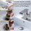 Stalen spoelbak Bounce afvoerfilter gootsteenafvoer VanityWhite, 5