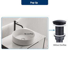 Zwembadflessifon afvoer moderne zwembad pop-up filter, zwart