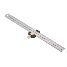 Steel Ruler 12 Inch 30 Cm - Stainless Steel Brass Aluminum, Multifunctional Durable, Easy To Use For Workshops