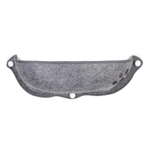 (Gray) Warm Cat Hammock Window Perch Winter Sleeping Bed Cat Cage Suction Cup Hanging Bed Small Animals Hamster Cozy House  Pink