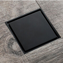 Afvoer 10cm*10cm Doucheput 304 SUS Geborsteld Goud, geborsteld goud