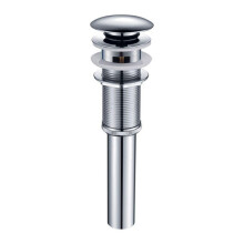 Afvoerplug voor wastafelmeubel met overloop, badkamer 4 stuks,