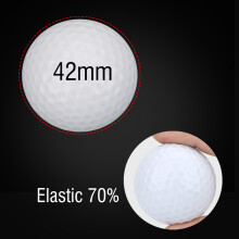 LED-Golfball Rosa, 42mm, 5-8 Minuten Licht, 48+ Stunden Batterie
