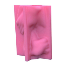 Half-body Human Body Vase Silicone Pot Mold Succulent Flowerpot Clay Cement Plaster Mold DIY Home Garden Flower Pot Mold