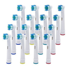 16 stuks vervangende tandenborstelkoppen elektrische borstel geschikt voor Oral-B Braun modellen Pow