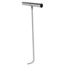 Stainless Steel T Shape Manhole Cover Lifting Hook for Standard Sewer Covers, Easy To Clean, Durable Tool