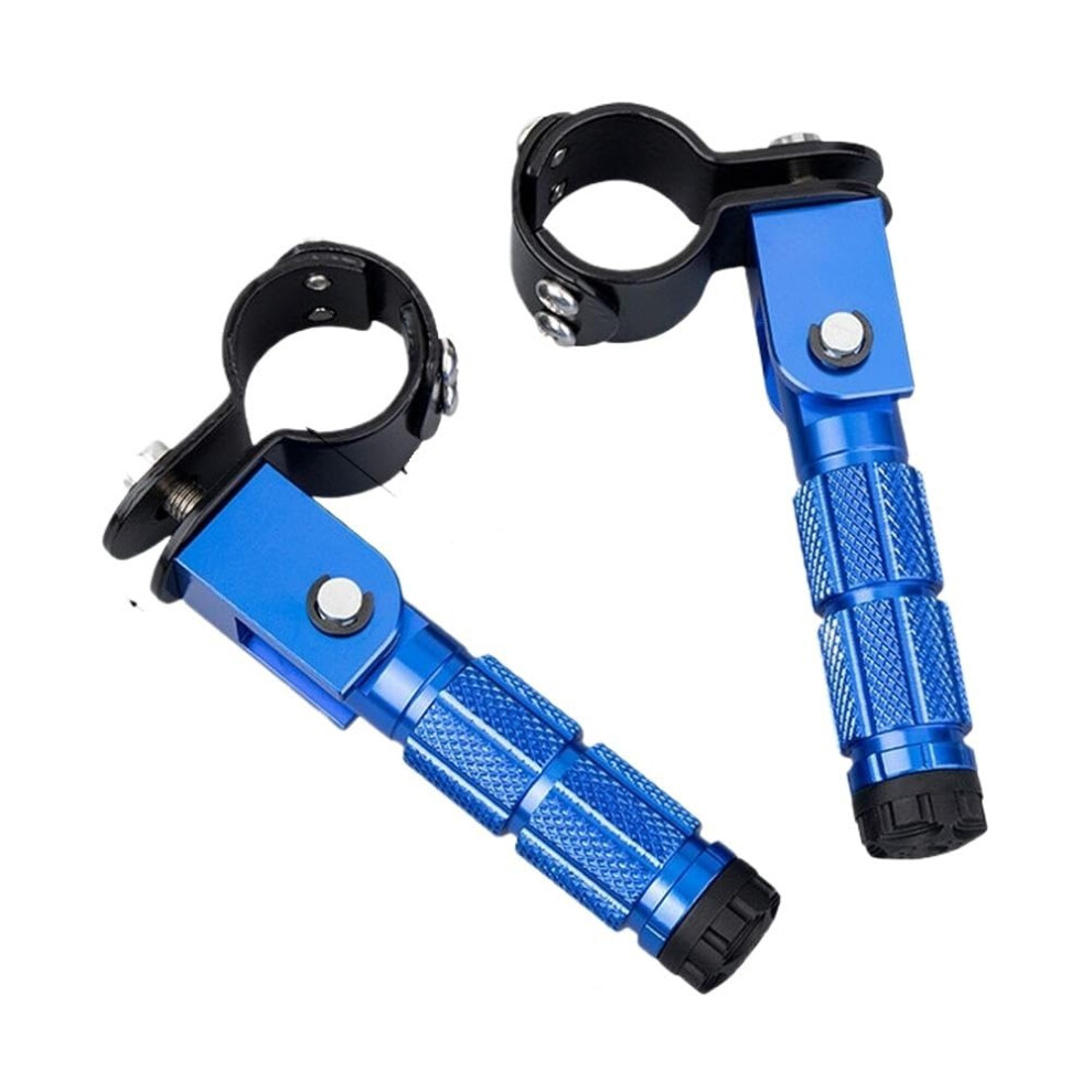 Motorcycle Foot Pegs, Rearset Footrests For Motorbike, Rear Seat Footpegs, Foot Rests Blue 9084446319453