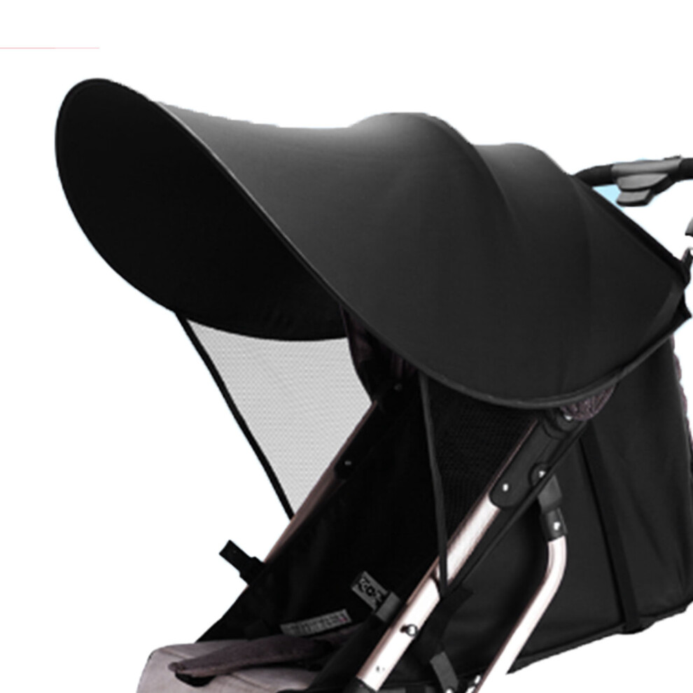 Universal Breathable Cotton Sun Shade for Baby Strollers & Prams