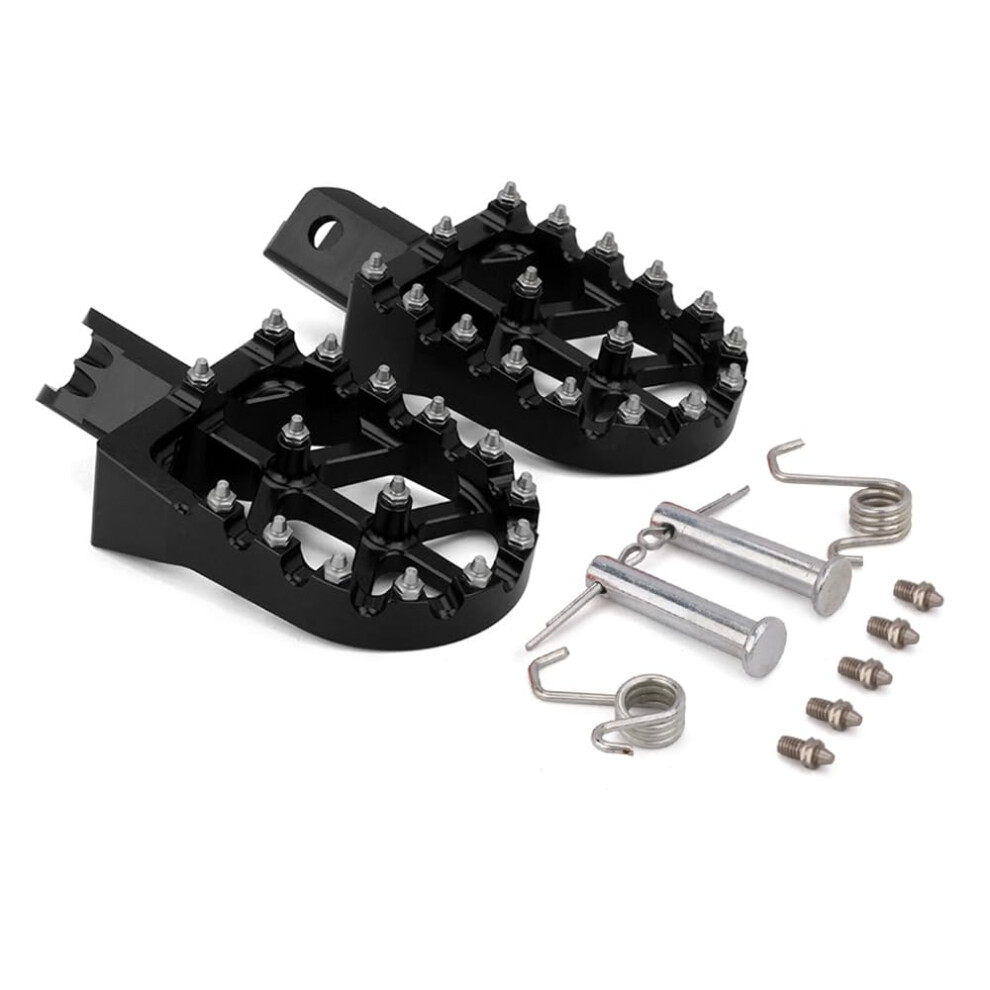 Driver Rest Pedal Universal Cnc Colorful Footpeg For Honda Crf Xr 50 70 110 M2r Sdg Dhz Ssr Kayo Pit Bike Black 9016109310828