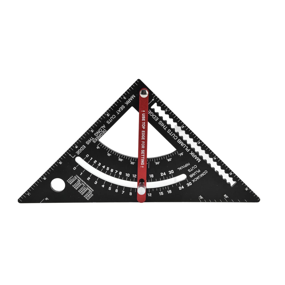 Adjustable Triangle Ruler Movable Aluminum Alloy Multifunctional Woodworking Layout Tool For Carpentry And Cabinet Making 9354506180027