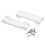 (White) Metal Fan Riser Stand for 12cm Fans Sturdy Support Bracket for Internal PC Components  White 1