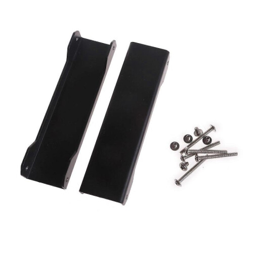 (Black) Metal Fan Riser Stand for 12cm Fans Sturdy Support Bracket for Internal PC Components  White