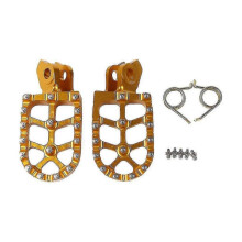 (Gold) Cycle Footrest Footpeg Foot Pegs Rests Pedal For Tenere Xt 660 Z R 660z 660r Xt660z Xtz660 Xtz Xt660r Accessories