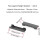 (White) Metal Fan Riser Stand for 12cm Fans Sturdy Support Bracket for Internal PC Components  White 3