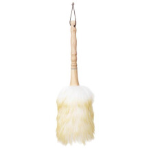 (Long handle) Professional Grade Long Lambswool Handle Brush for Instrument Cleaning Gentle and Efficient